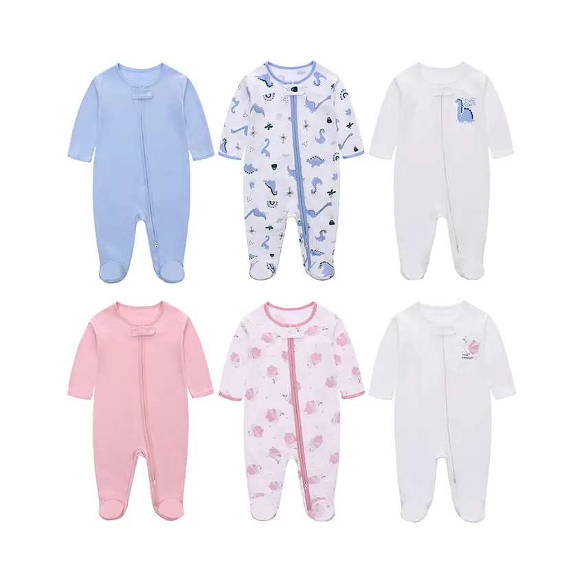 Neue original Baby Winter Stram pler Beliebte 3 Stück Set Neugeborene Mädchen Kleidung billige Langarm Baby Kleidung 6 9 Monate