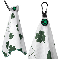 Diseño del fabricante Toalla de golf personalizada Imán Toalla de golf Caddy Toalla de golf magnética Logotipo personalizado