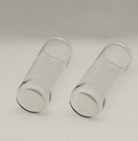 Vente en gros bon marché pot en verre vide de 8 pouces 7 jours bougies votives bougies spirituelles prière à l'église pot à bougie en verre religieux