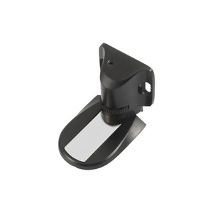 Butée de porte magnétique en alliage de zinc sans perçage, fixation au sol, design minimaliste, installation facile, type à hauteur ajustable - Product Image 1