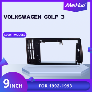Marco Universal Meihua de 9 Pulgadas para Reproductor de DVD Android de Coche y Panel de Navegación para Volkswagen <span class=keywords><strong>Golf</strong></span> <span class=keywords><strong>3</strong></span> 1992-1993 con Arnés de Cableado - Product Image 2