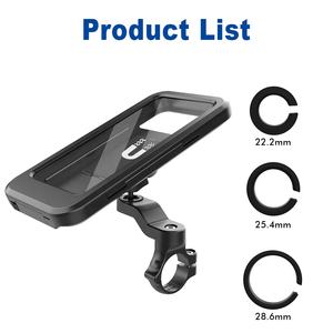 Étui pour téléphone portable vélo, <span class=keywords><strong>housse</strong></span> de montage étanche à la poussière pour guidon de vélo, moto <span class=keywords><strong>Scooter</strong></span>, 1 pièce - Product Image 4