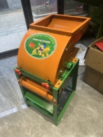 Vente directe usine : Batteuse à maïs commerciale robuste, sans épluchage, machine 2-en-1 pour décortiquer et écaler le maïs, idéale pour la ferme