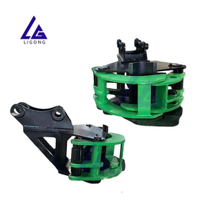 Cisaille hydraulique à couple élevé pour troncs d'arbres, grappin de défrichage pour excavatrice, idéale pour la construction routière et le dégagement de corridors utilitaires - Product Image 5