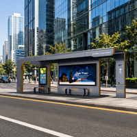 Adali, design moderne intelligent, solaire, en alliage d'aluminium, LED, résistant aux intempéries, durable, durée de vie de 20 ans, garantie d'un an, bus