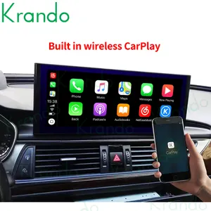 Krando 10.25 "autoradio di navigazione per Audi A4 A4L B9 2017 + Android schermo maple Carplay + Android Auto 4G rete WIFI