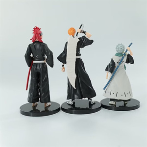 14-18CM 3 unids/set Anime <span class=keywords><strong>Bleach</strong></span> figura Kurosaki Ichigo Hitsugaya Toushirou PVC colección <span class=keywords><strong>Manga</strong></span> figurita Juguetes - Product Image 5