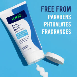 Marca Privada para Lavado Cremoso Antimicrobiano e Hidratante para el Acné para Hombres con <span class=keywords><strong>4</strong></span>% de Peróxido de Benzoilo - Product Image 4