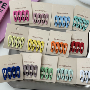 YT <span class=keywords><strong>4</strong></span> unids/bolsa Mini BB Snap pinzas para el cabello Base venta al por mayor personalizado moda Metal niños para mujeres niñas conjunto horquillas - Product Image 1