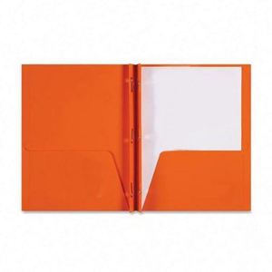 Classeurs à deux pochettes en plastique à 3 languettes, 5 couleurs pastel douces - Product Image 1