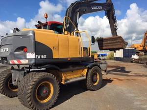 Pelle sur pneus Volvo EW160C haute efficacité originale multifonctionnelle en bon état d'occasion Volvo EW140C EW160B EW160C EW160D vente - Product Image 6