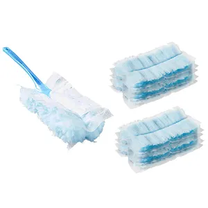 Hot sale flexible disposable household microfiber dusters fluffy nonwoven fiber electrostatic cleaning duster refills