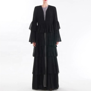 Áo Khoác MANNI UAE ABAYA DUBAI KAFTAN, Áo CARDIGAN KIMONO Thanh Lịch Xếp Li Trang Phục Hồi Giáo - Product Image 4