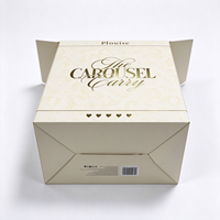 Boîte en carton ondulé épais personnalisée avec impression couleur, insert en feuille d'or, boîte à rabat pour emballage cadeau et expédition de produits cosmétiques
