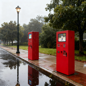 Kiosque de paiement extérieur de 22 pouces avec paiement NFC (tap to pay) pour une utilisation <span class=keywords><strong>en</strong></span> extérieur - Product Image 2