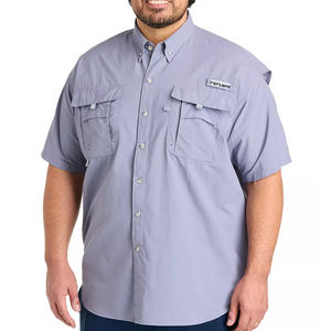 Camisa Deportiva para Hombre, Talla Grande, Manga Corta, Tejido Popelina de Alto Rendimiento, Certificación GOTS, Logotipo Personalizado, Etiqueta Privada Táctica - Product Image 1