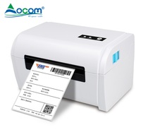 USB Lan Software Inkless Sticker Impresora térmica Máquina de etiquetas 203 Dpi Blanco Inalámbrico POS Color Envío Etiqueta Impresora Stock