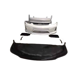 Kit carrosserie demi-carbone de style GT4 de qualité supérieure pour Cayman <span class=keywords><strong>987</strong></span>.1 <span class=keywords><strong>987</strong></span>.2 : pare-chocs avant et arrière, jupes latérales, aileron - Product Image 1