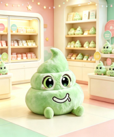 Peluche Mignonne et Moelleuse en Forme de Crotte, Jouet en Peluche Doux, Peluche Kawaii en Forme de Crotte, Décoration Amusante pour Chambre, Coussin Décoratif, Cadeau d'Anniversaire Unique pour Enfants