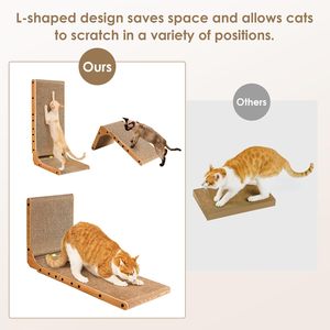 Rascador de Madera para Gatos, Juguete para Gatos de Interior, Material Natural de Calidad, Diseño Innovador y Multiusos, Imprescindible para Mascotas - Product Image 4