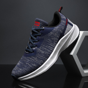 Chaussures de course de style nouveau <span class=keywords><strong>2021</strong></span>, chaussures de sport décontractées pour hommes, baskets respirantes en mesh - Product Image 3