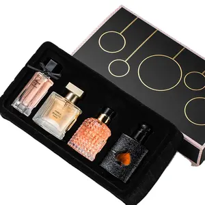 Perfume feminino novo conjunto de 4 peças 30 50 100ml papel Secret original frasco de vidro perfume feminino conjunto com caixa
