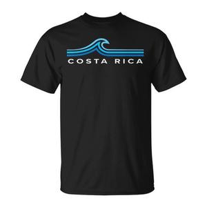 T-shirt nera con motivo Vibrant Tropical Waves, girocollo unisex, manica corta, abbigliamento casual per adulti - Product Image 1