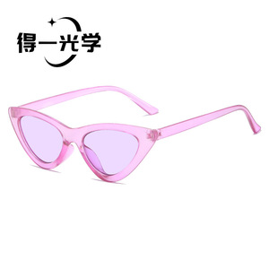 แว่นกันแดดทรงแคทอาย กรอบพีซีสีชมพู UV400 สำหรับทุกเพศ เหมาะสำหรับการออกนอกบ้าน ปั่นจักรยาน ขับรถ - Product Image 5
