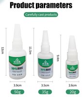 AODEGU Cyanoacrylate Ethyl Ester Lubrifiant Adhésif De Soudage 50g Super Adhésif
