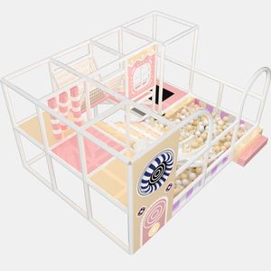 Moderno y Novedoso Parque Infantil Interior de Plástico Suave Personalizado con Temática de Macaron para Niños - Product Image 6