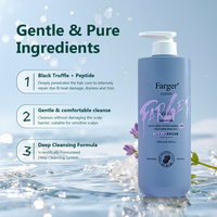 Shampooing Peptides Truffle Feather Feeling pour Cheveux Lisses 750ml Marque Privée OEM ODM Fournisseur Grossiste Usine de Produits Capillaires