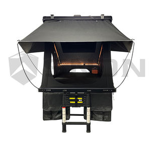 SNDN - Tienda de Campaña de Techo Rígida con Techo Abatible en X, Gran Espacio, para Campamento al Aire Libre, Impermeable, para Todas las Estaciones, con Escalera y LED - Product Image 3