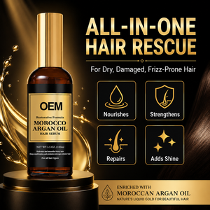 Suero Capilar con Aceite de Argán y Logotipo Personalizado 100 ml, Aceite Reparador para un Cabello Suave y Fácil de Peinar, para Distribuidores de Productos de Belleza, Proveedor Mayorista - Product Image 4