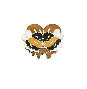 Pin enamel kekasih buku enamel lembut/pin enamel kustom dengan kartu pendukung/obat pin enamel - Product Image 2