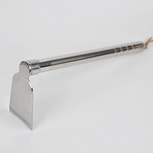 Houe à tête unique et râteau à quatre dents en acier inoxydable pour le jardinage, les fleurs domestiques, le camping en plein air - Product Image 5