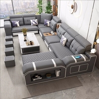 Ensemble de Canapé d'Angle Moderne en Tissu, Meuble de Salon Idéal pour Petits Espaces, Design Simple de Canapé Sectionnel en Forme de L