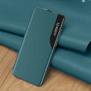 Étui livre de réveil intelligent en cuir à rabat d'affaires de luxe pour <span class=keywords><strong>Samsung</strong></span> <span class=keywords><strong>Galaxy</strong></span> S24 <span class=keywords><strong>Ultra</strong></span> - Product Image 1