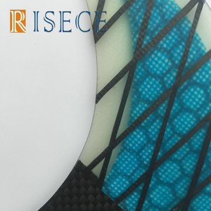 Quilhas FS2 <span class=keywords><strong>Twin</strong></span> Tabs II Verde/Azul K2.1 de Fibra de Carbono para <span class=keywords><strong>Surf</strong></span> - Product Image 2