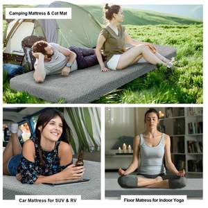 Precio de fábrica colchón de espuma viscoelástica para acampar impermeable, Plegable, portátil con tela resistente al agua - Product Image 2