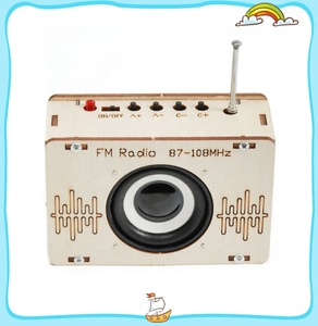 Kit d'expérimentation pratique pour enfants : Radio FM DIY en bois, petit récepteur de diffusion radio sans fil, jouet éducatif - Product Image 5