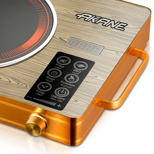 Cocina Eléctrica Infrarroja AKANE <span class=keywords><strong>de</strong></span> 3500W, <span class=keywords><strong>Placa</strong></span> <span class=keywords><strong>de</strong></span> Microcristal <span class=keywords><strong>de</strong></span> un Solo Quemador, Calentamiento Rápido y Rendimiento Estable para Uso en la Cocina - Product Image 3