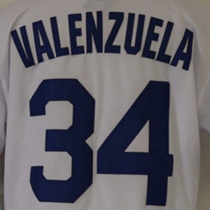 Maillot de Baseball cousu, vente en gros, qualité supérieure, endurano valzuela - Product Image 1