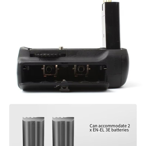 Poignée de contrôle verticale pour appareil photo reflex numérique <span class=keywords><strong>Nikon</strong></span> MB-D80 D90, durée de vie de la batterie, télécommande sans fil, K-ND90-B-B - Product Image 1