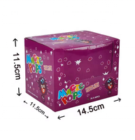 Bonbons halal en gros personnalisés, 3G, saveur de raisin, bonbons pétillants, bonbons durs fruités, vente chaude, confiserie, pops rocks, boîte OEM