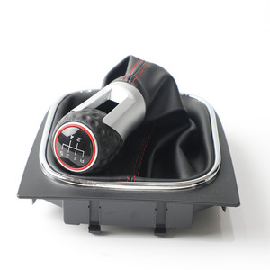 Poignée de levier de vitesse en cuir pour VW Golf MK6 2009-2012, 5/6 vitesses, design ergonomique - Product Image 3