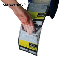 Wholesale Factory Custom Printed LOGO LDPE Plastic Pre-opened Poly Bag Auto Bag on a Roll Auto Bag