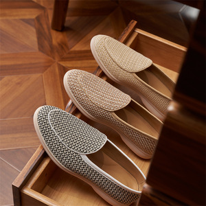 Chaussures mocassins tendance été pour hommes, chaussures de marche pour la vie quotidienne, tissu en maille, chaussures décontractées italiennes de haute qualité - Product Image 4