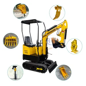 Cheap 1000 Kg 1.5 Ton Hydraulic Backhoe 2.5 Ton Mini Digger Machine China Crawler Excavator Price