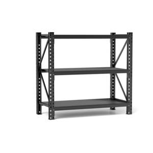 DB 63in Industrial Heavy-Duty Steel <b>Shelving</b> <b>Unit</b> 3-Tier <b>Adjustable</b> Rack 67"W*19.7"D*63"H Black Requires - Product Image 1