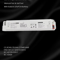 Módulo de respaldo de energía LED de 2W 3W más vendido con autodiagnóstico de 180 minutos y kit de batería LiFePO4 para luz lineal Triproof Batten